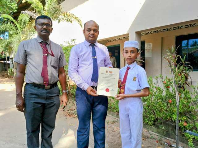 எமது பாடசாலை மாணவன் மாகாண மட்டத்தில் சாதனை